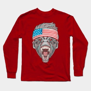 Gorilla Face Long Sleeve T-Shirt